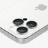AGL05205 - iPhone 14 Pro / 14 Pro Max Optik Pro Lens Protector in black showing the device